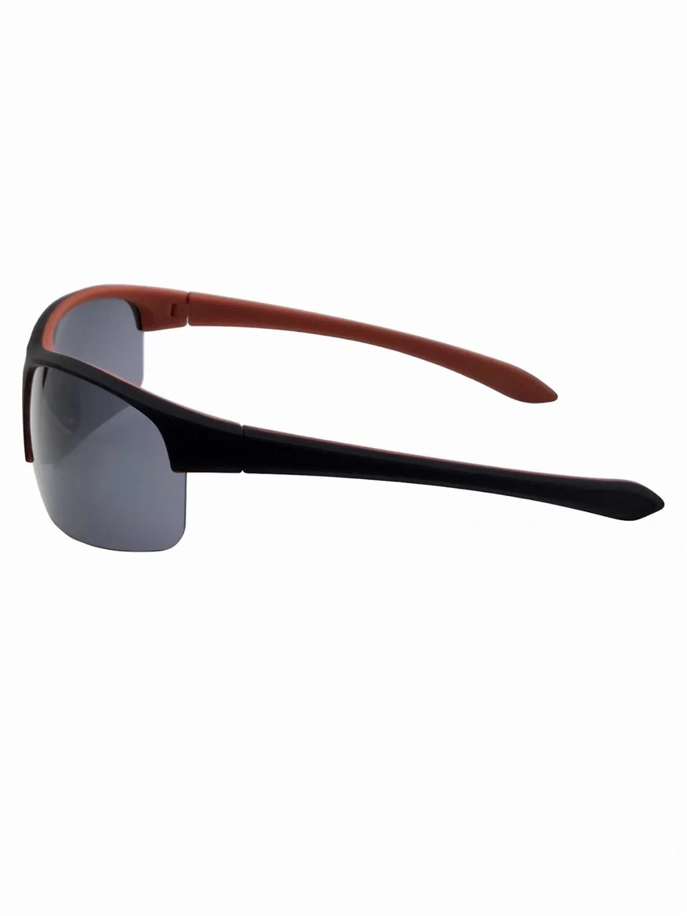 Sports Wrap Shield Frame Smoke Lens Sunglasses - 100% UV Protection
